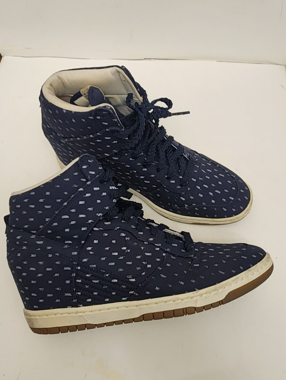 Nike Dunk Sky Hi  Navy Speckled Sz 11
